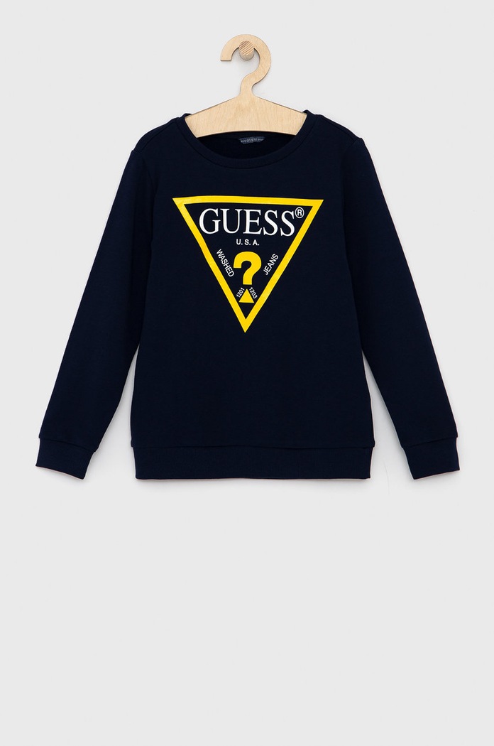 Guess felpa in cotone bambino/a senza blu navy L73Q09.KAUG0