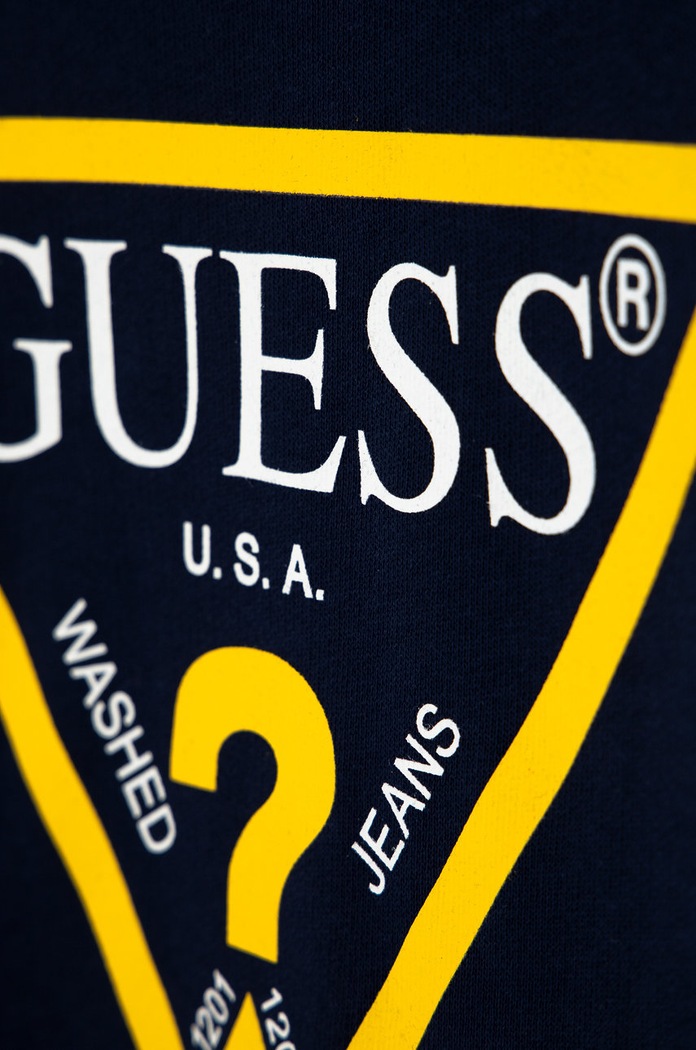 BIMBO Guess felpa in cotone bambino/a L73Q09.KAUG0 blu navy