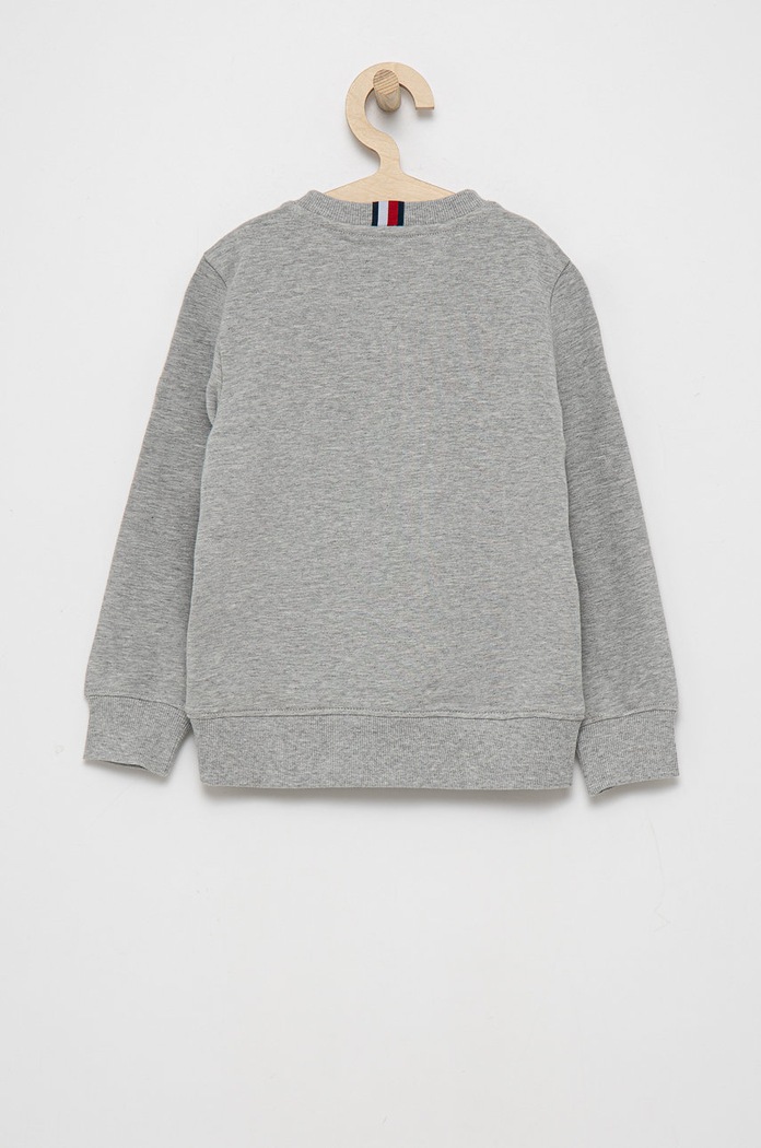 Chlapec Detská mikina Tommy Hilfiger KB0KB06568.4890 sivá