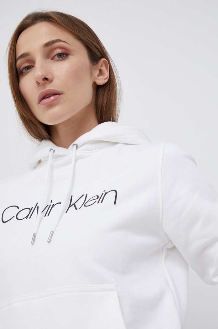 Calvin Klein bluza bawełniana biały K20K202687.4890
