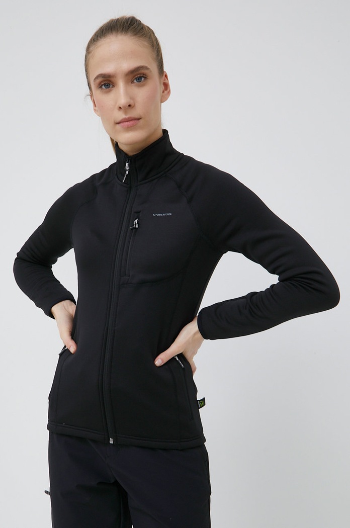 Športna mikica Viking Jukon Outdoor črna 740.23.2322