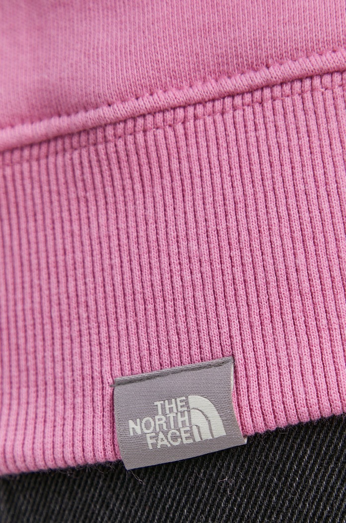 Bavlněná mikina The North Face NF0A55ECY9U růžová