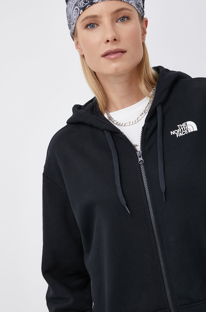 The North Face - Bluza bawełniana czarny NF0A55GPJK31