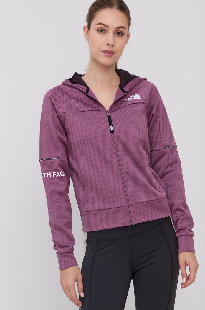 The North Face Bluza fioletowy NF0A55HE0H51