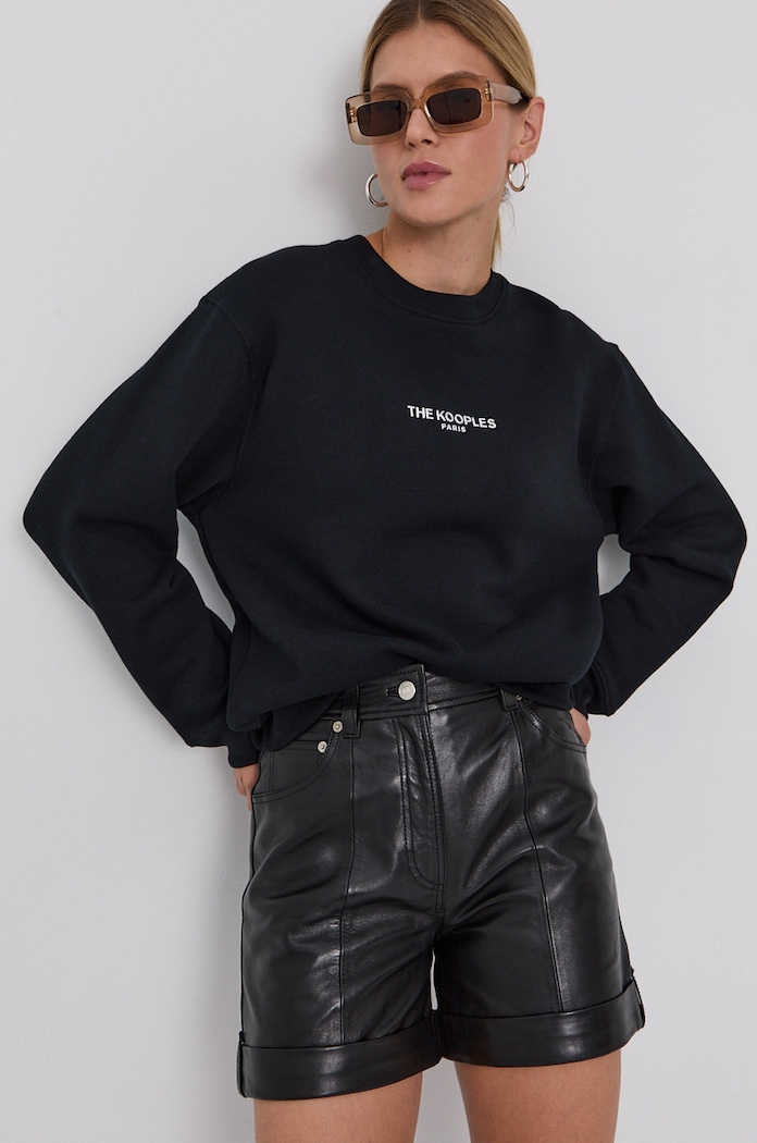 The Kooples Bluza FSWE23016K czarny AW21