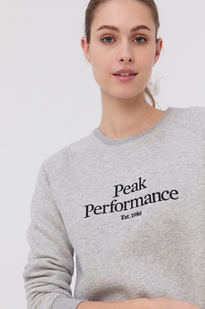 Peak Performance Bluza szary G75637