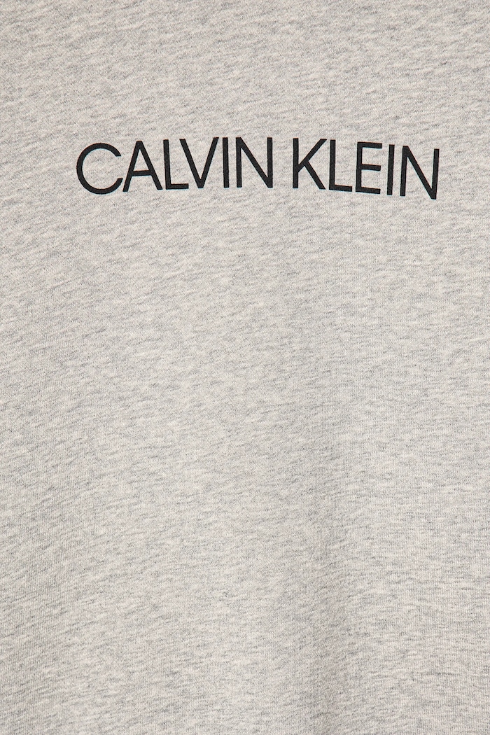 CHLAPEC Dětská bavlněná mikina Calvin Klein Jeans IU0IU00163.4890 šedá