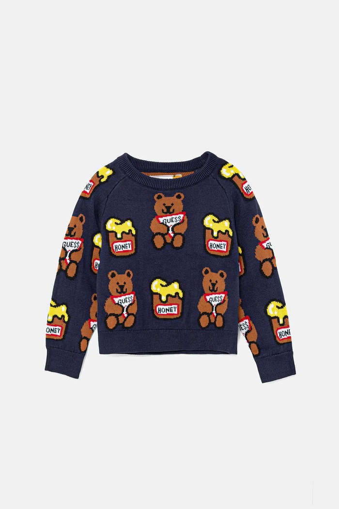 Guess sweter dziecięcy pozostałe granatowy H1YT01.Z2S40