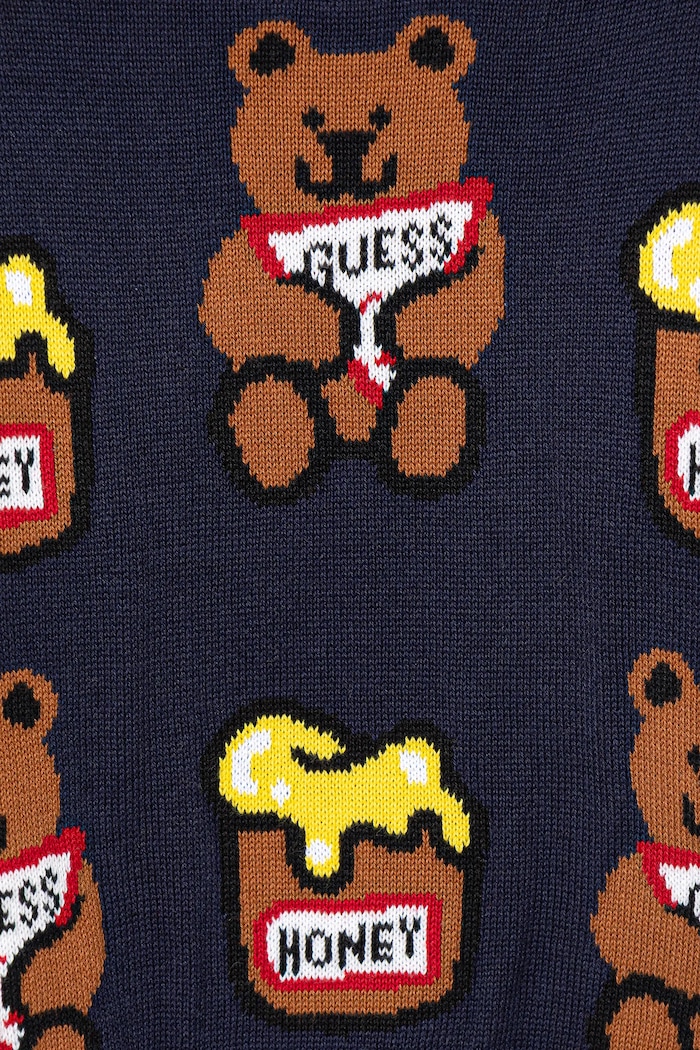 Chłopiec Guess sweter dziecięcy H1YT01.Z2S40 granatowy