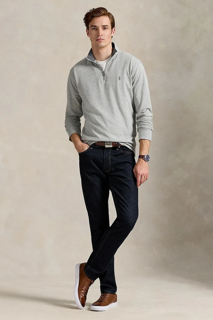 Дрехи Суичър Polo Ralph Lauren 710812963002 сив