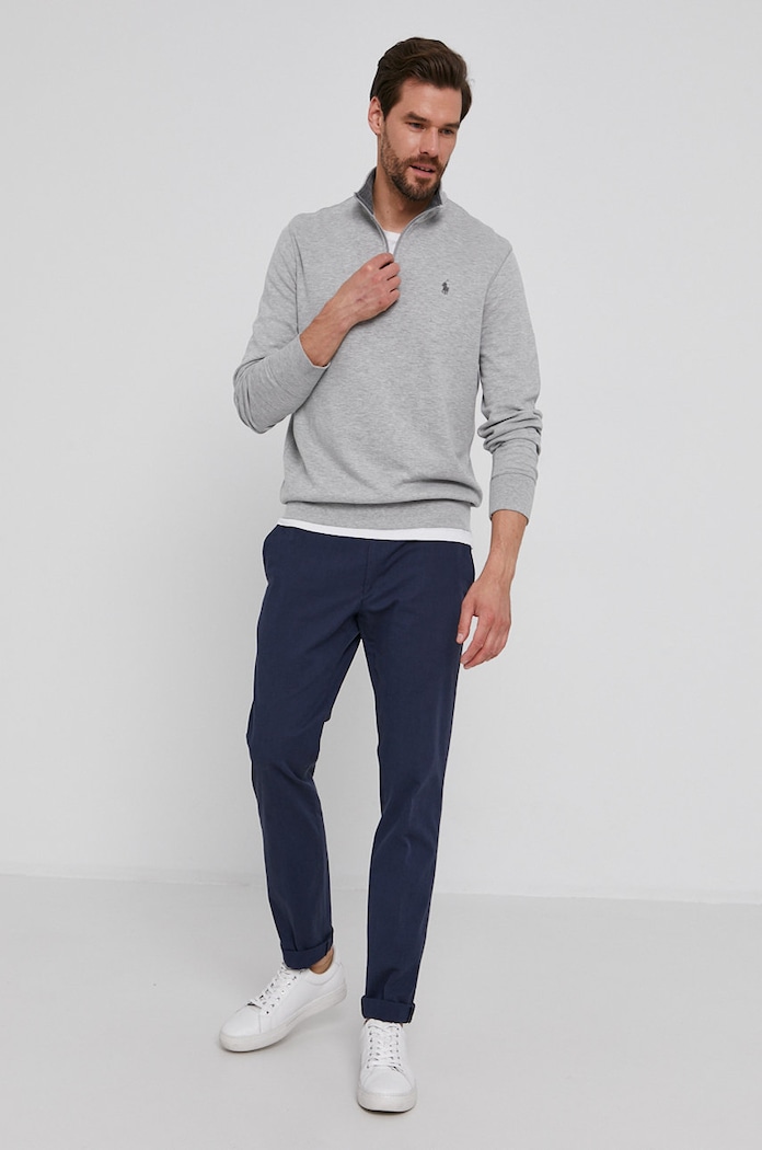Μπλούζα Polo Ralph Lauren 710812963002 γκρί SS26