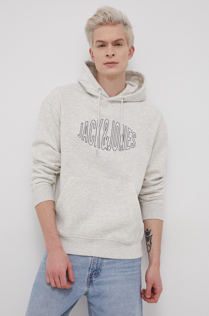 Jack & Jones - Mikina sivá 12194082