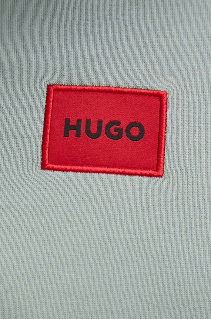HUGO bluza bawełniana Daratschi214 50458700 zielony