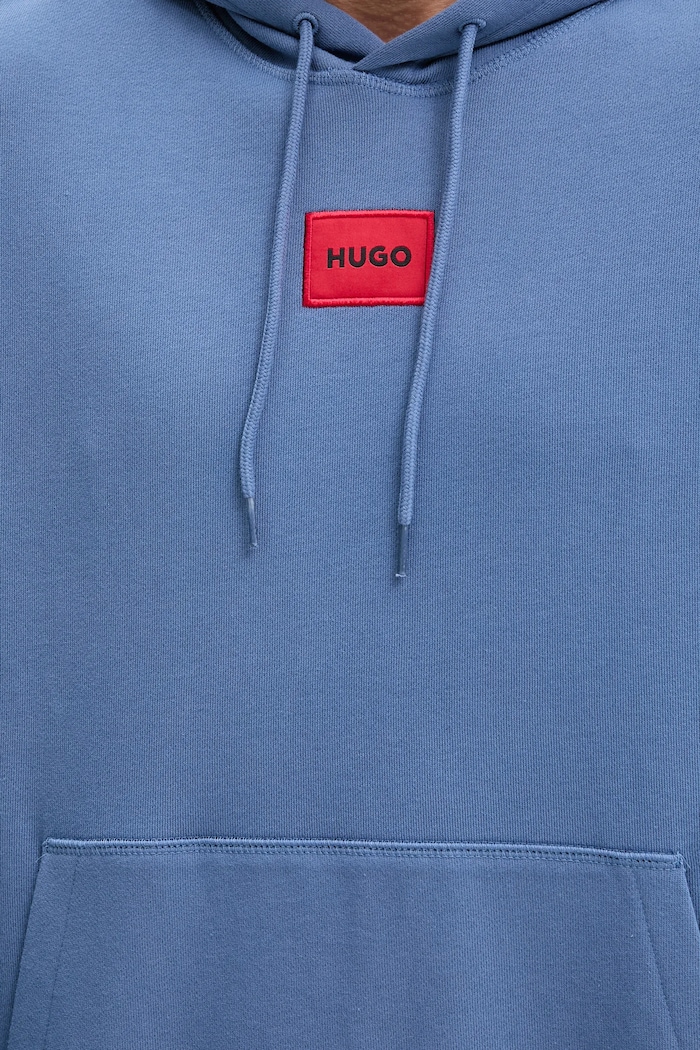 HUGO bluza bawełniana Daratschi214 50458700 niebieski
