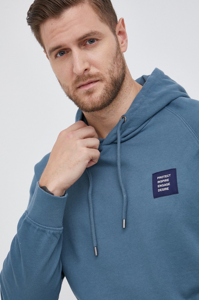 Bluza bawełniana s.Oliver 2102869 niebieski