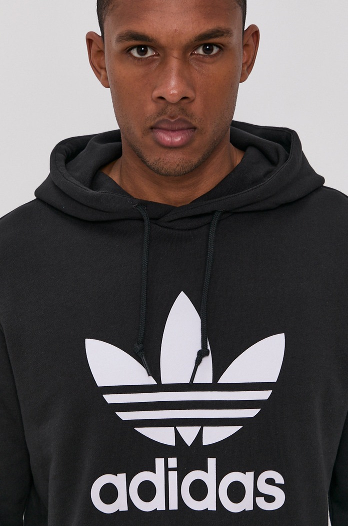 adidas Originals Bluza bawełniana H06667 czarny H06667