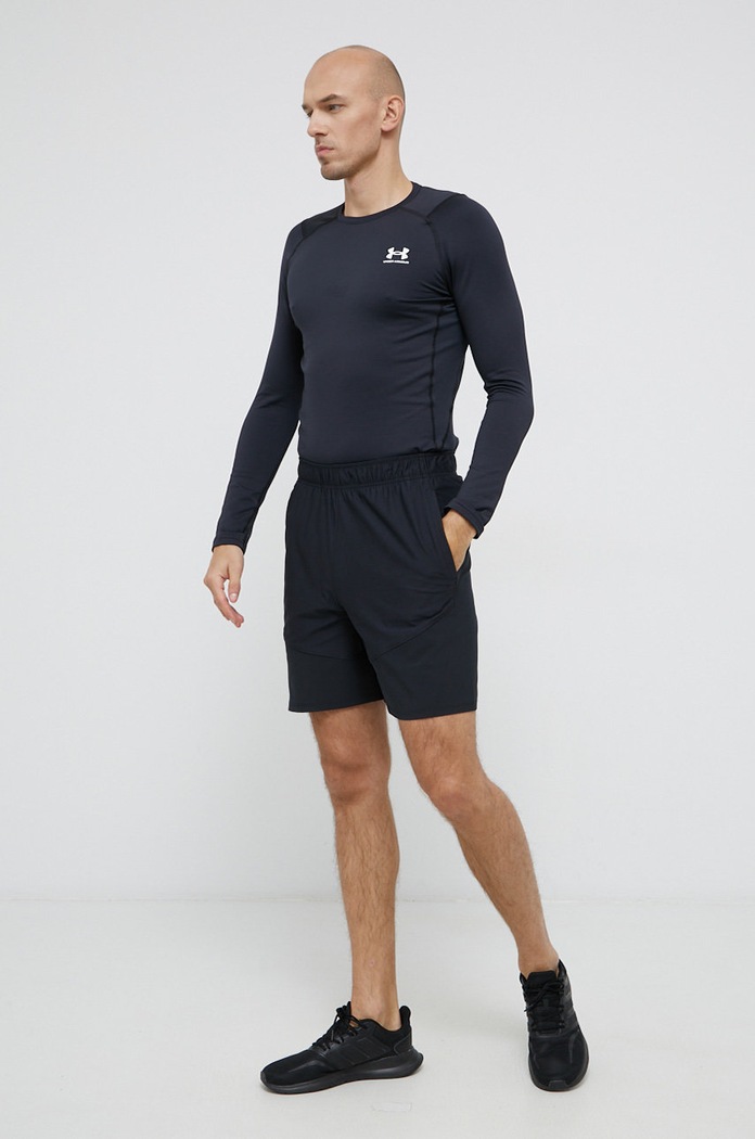 Tričko s dlhým rukávom Under Armour 1366068 1366068 čierna AW25