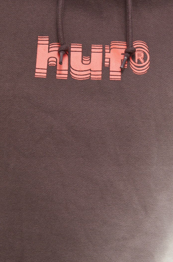HUF - Μπλούζα pf00415 καφέ