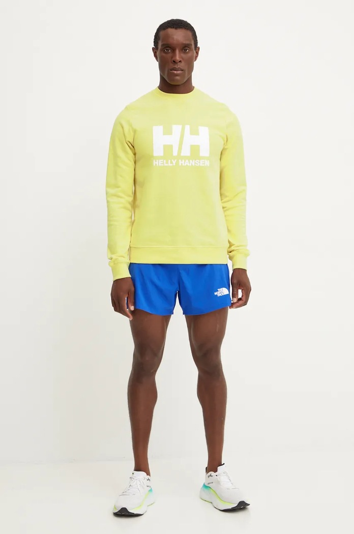 Helly Hansen cotton sweatshirt yellow 34000