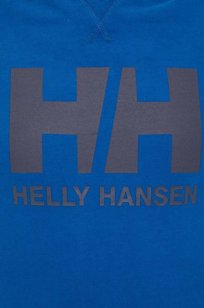 Памучен суичър Helly Hansen 34000 син