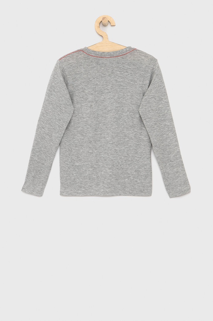 Detské tričko s dlhým rukávom Guess L84I29.K8HM0 sivá AW21