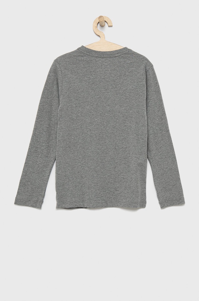 Chłopiec Tommy Hilfiger Longsleeve bawełniany dziecięcy (2-pack) UB0UB00309.4890 szary