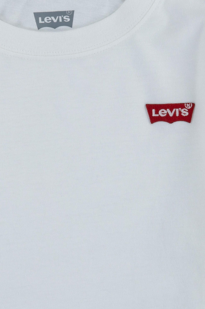 Levi's Longsleeve copii 8EC706.CO.B alb AW21