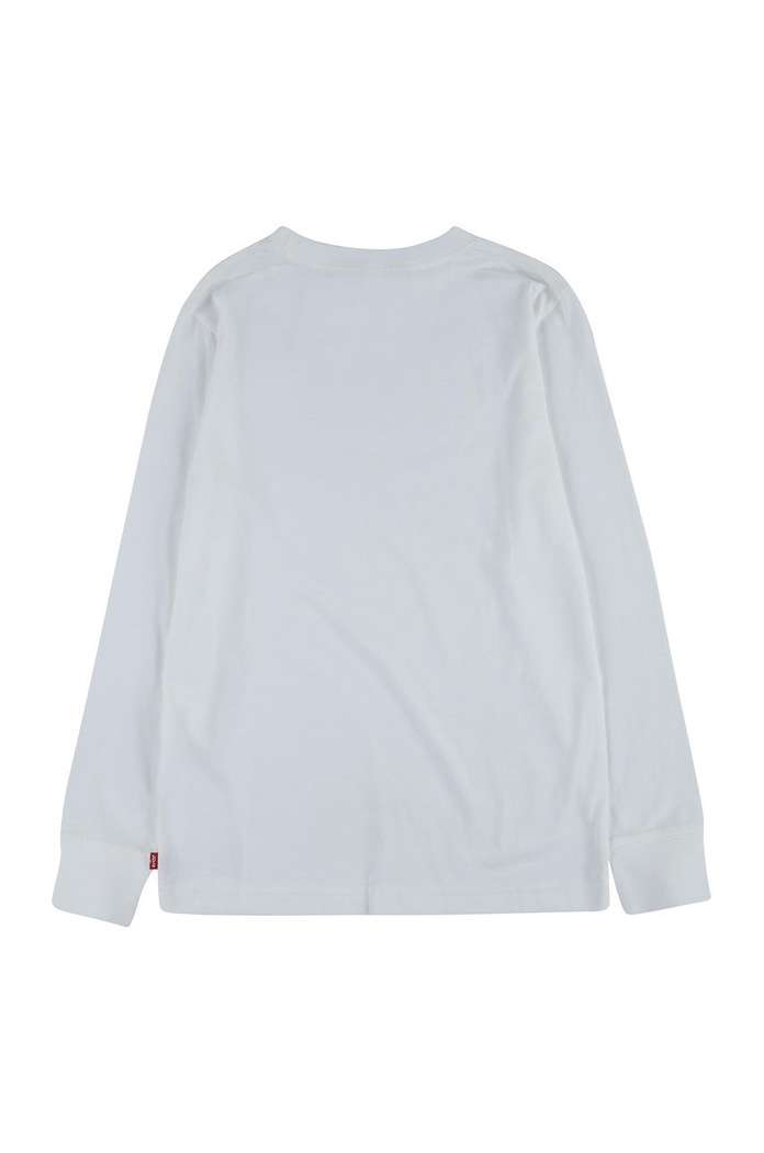 Băieți Levi's Longsleeve copii 8EC706.CO.B alb