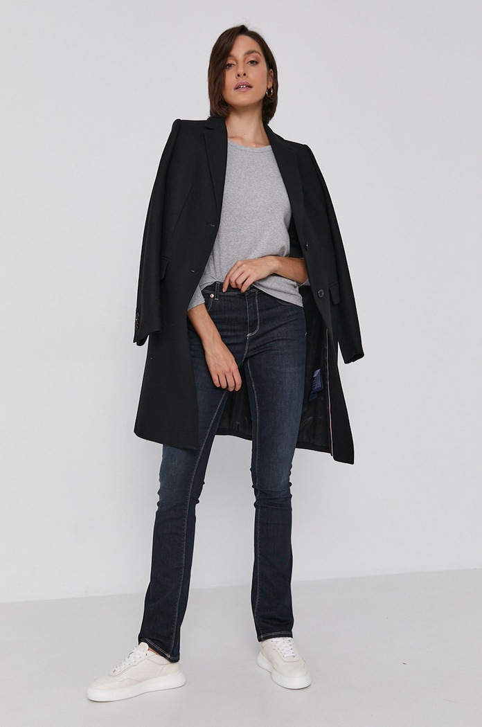 United Colors of Benetton блуза с дълги ръкави 3GA2E16G0.501 сив AA00