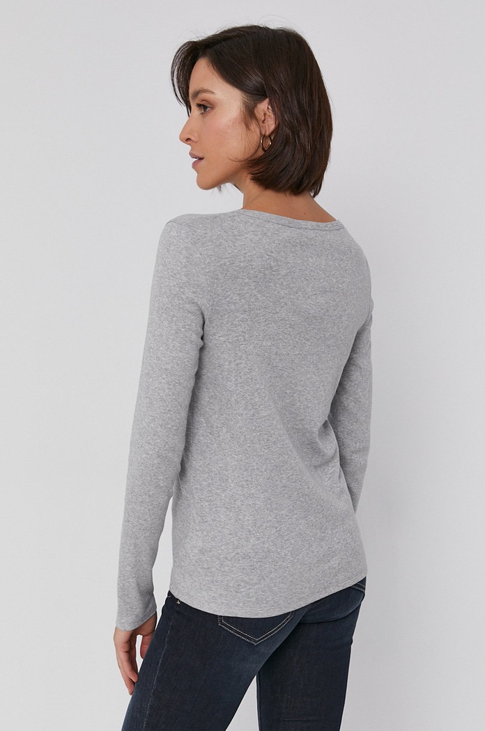 Дрехи United Colors of Benetton блуза с дълги ръкави 3GA2E16G0.501 сив
