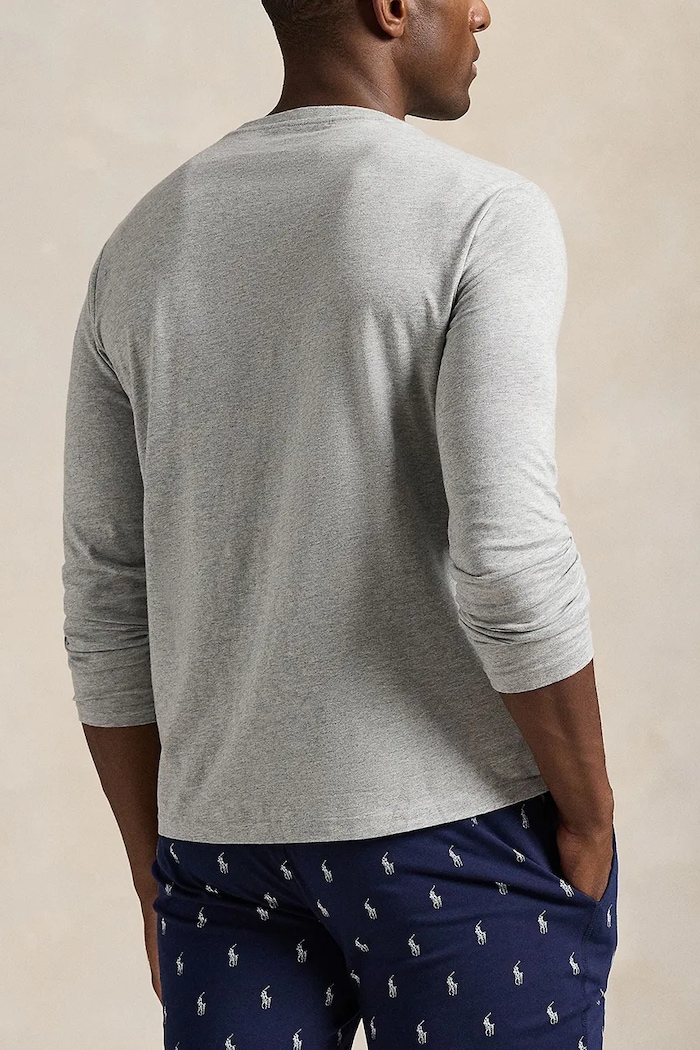 Блуза с дълги ръкави Polo Ralph Lauren 714844759003 сив SS26