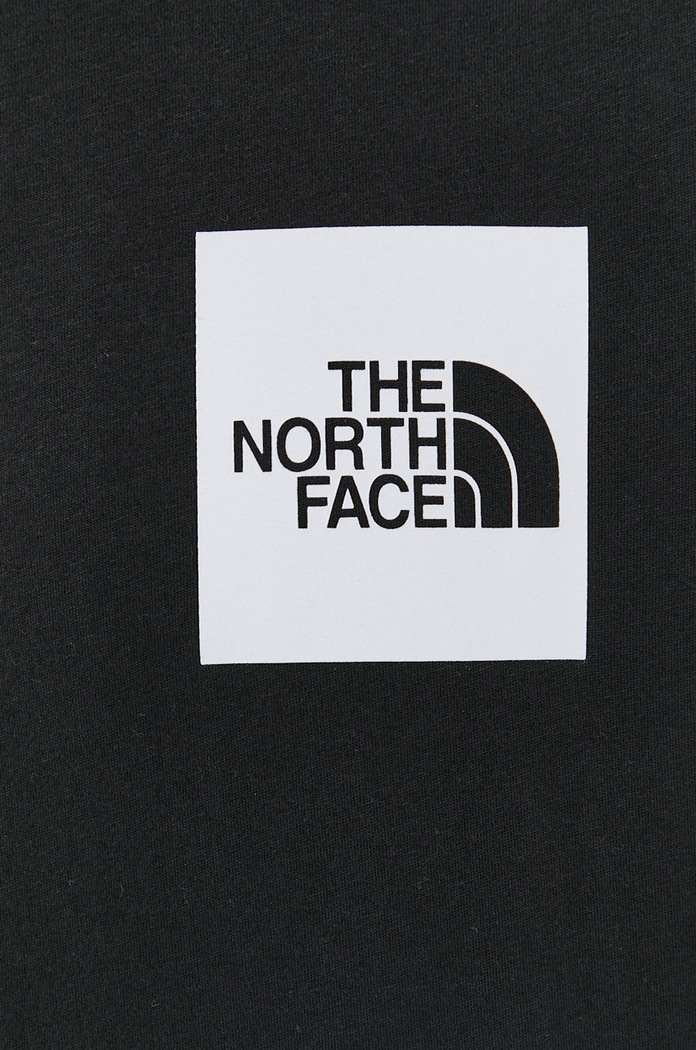 The North Face cotton longsleeve top NF0A37FTJK31 black