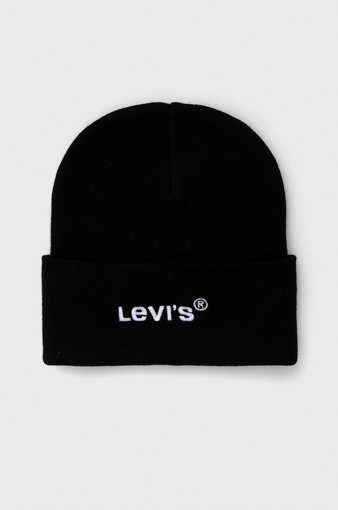 Čepice Levi's středně silná černá D5548.0006