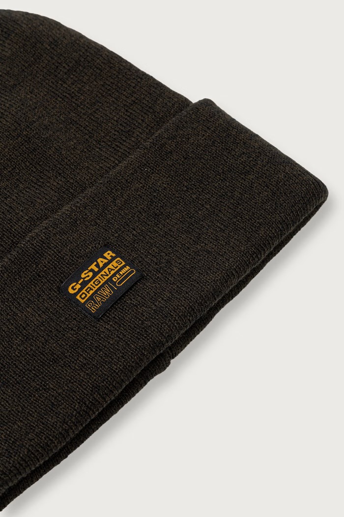 Akcesoria G-Star Czapka beanie męska Effo D16624.C754 zielony