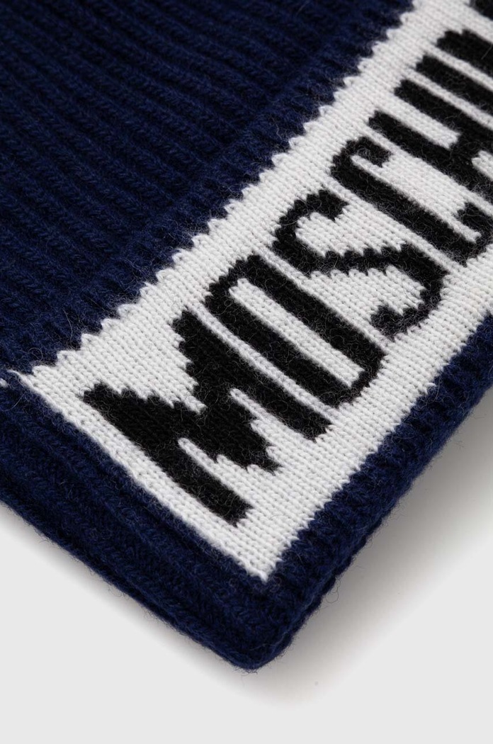 Doplňky Vlněná čepice Moschino M5540.60077 námořnická modř