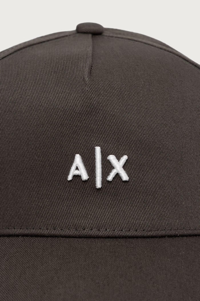 Armani Exchange Czapka z daszkiem męska bawełniana 954112.CC571 zielony SS26
