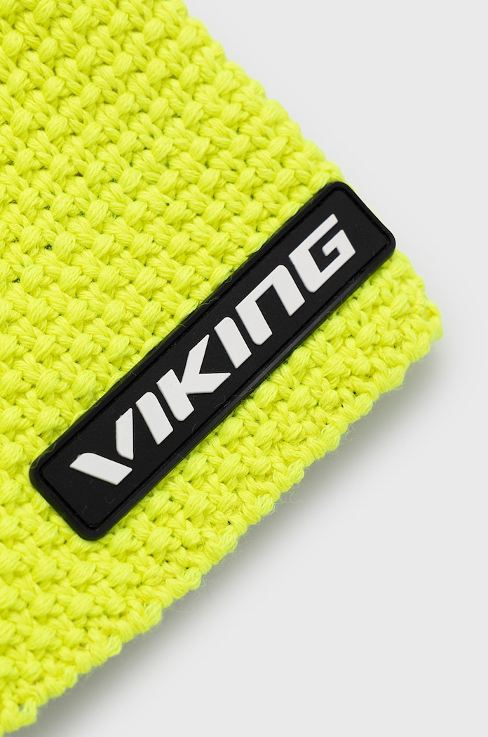 Doplnky Viking Čiapka s brmbolcom s vlnou 215.14.0228 žltá