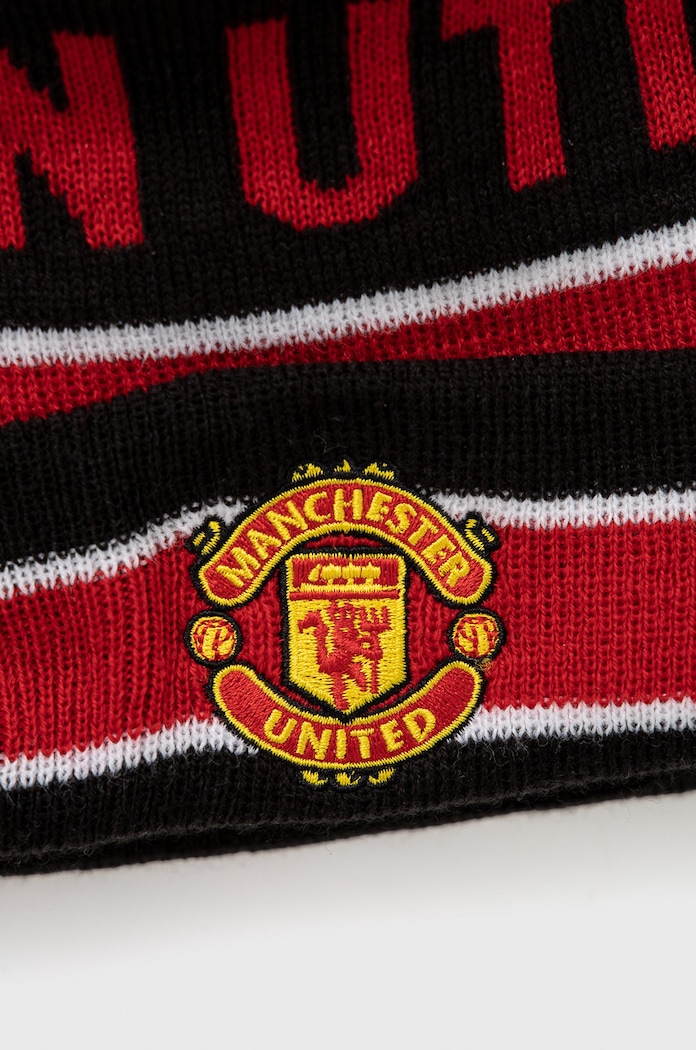 Akcesoria New Era Czapka MAN U JAKE CUFF MANCHESTER UNITED FC 12122732 czerwony