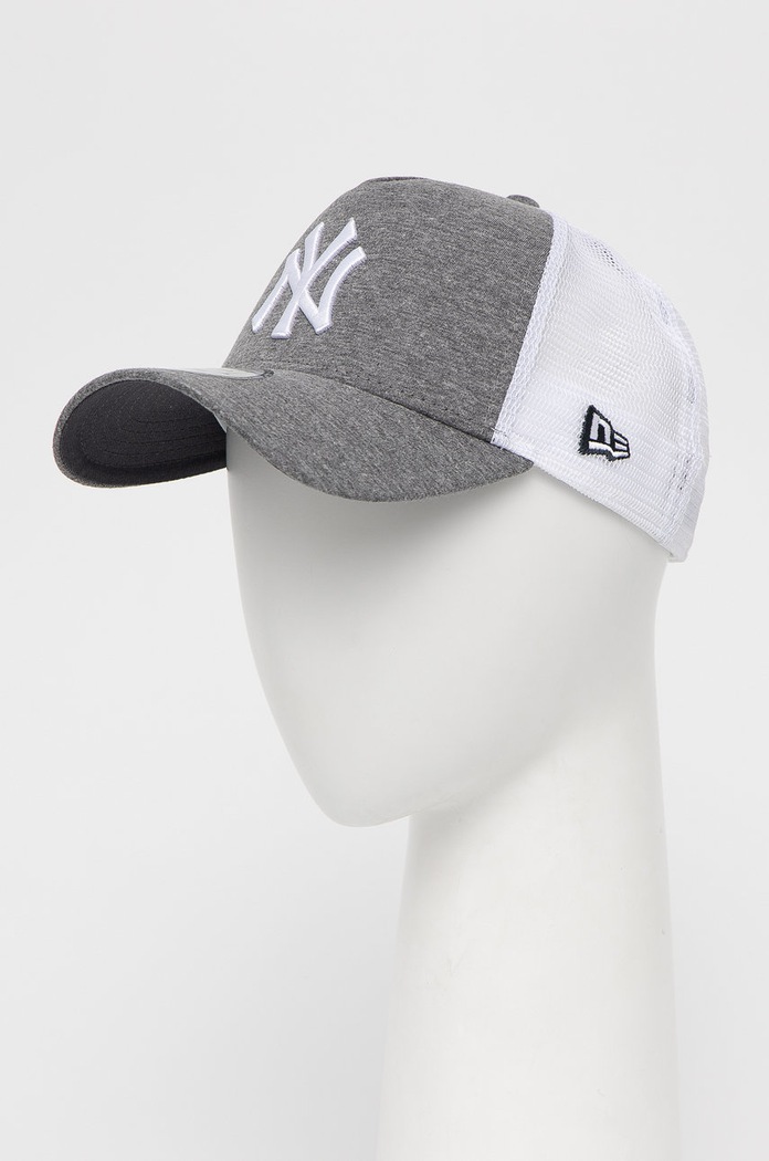 Καπέλο με γείσο New Era απλικέ γκρί 12523898