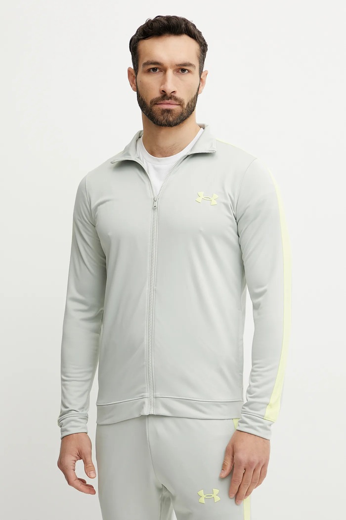 Oblačila Under Armour komplet trenirke moški Knit Track Suit 1357139 zelena
