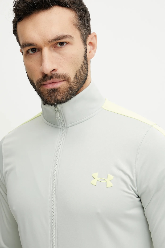 Under Armour komplet trenirke moški Knit Track Suit 1357139 zelena