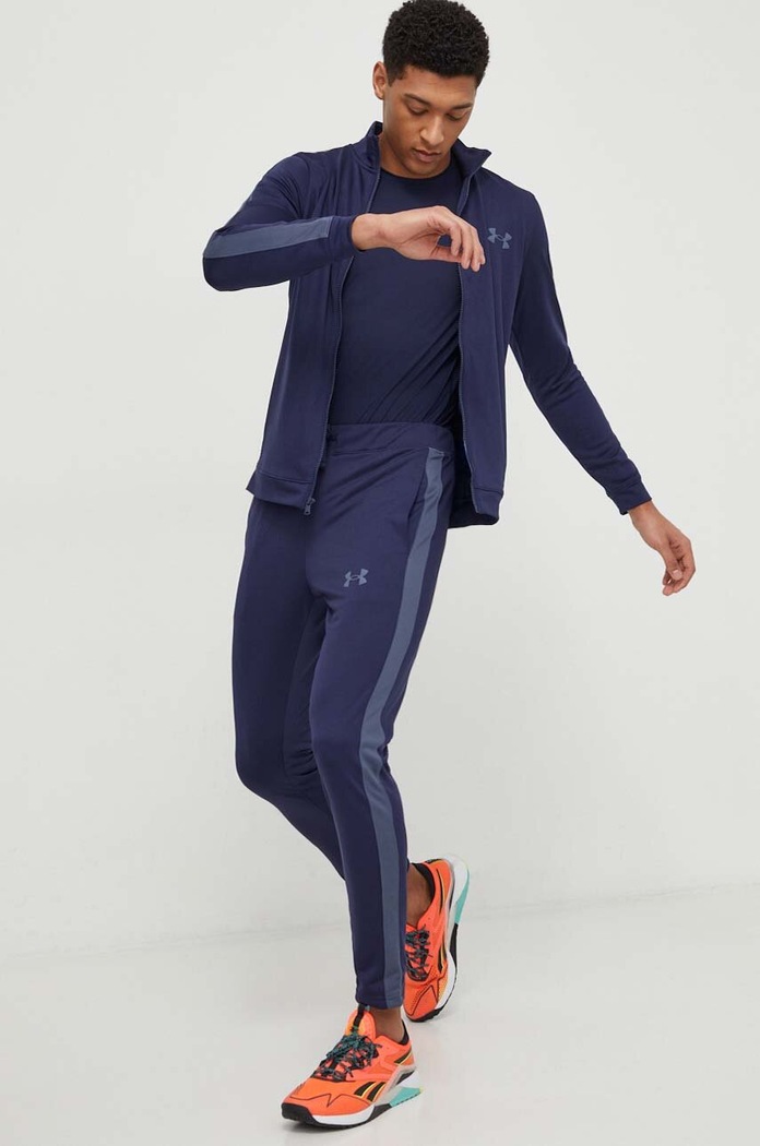 Under Armour спортивний комплект чоловічий Knit Track Suit трикотаж темно-синій 1357139