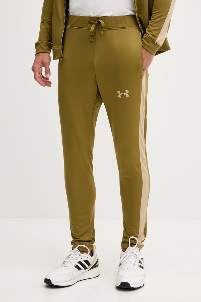 Under Armour teplákový set pánský Knit Track Suit zelená 1357139
