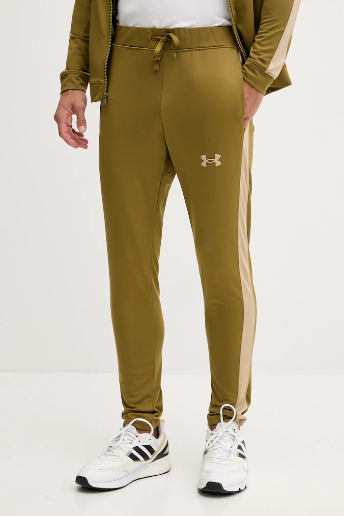 Under Armour teplákový set pánský Knit Track Suit zelená 1357139