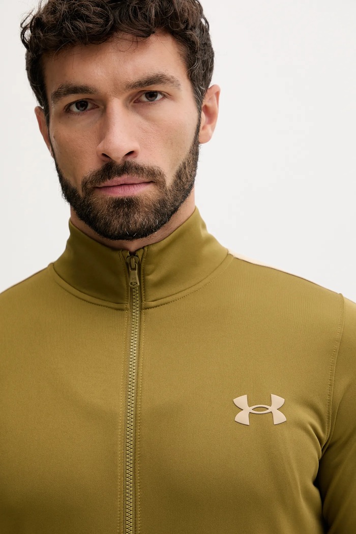 Under Armour teplákový set pánský Knit Track Suit 1357139 zelená