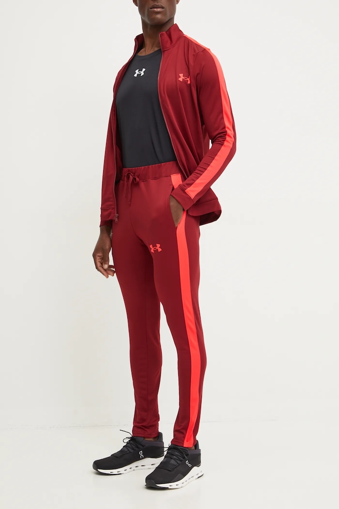 Under Armour спортен комплект мъжки Knit Track Suit бордо 1357139