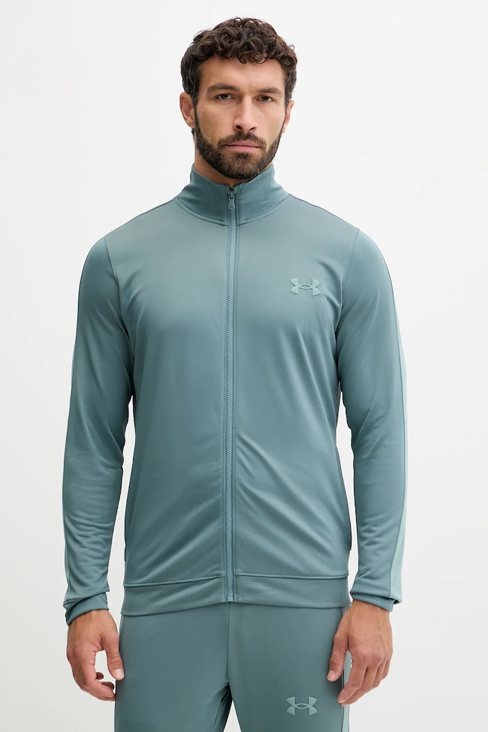 Ruházat Under Armour melegítő szett férfi Knit Track Suit 1357139 zöld