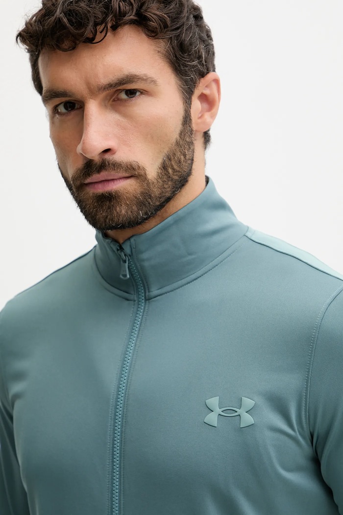 Under Armour melegítő szett férfi Knit Track Suit 1357139 zöld