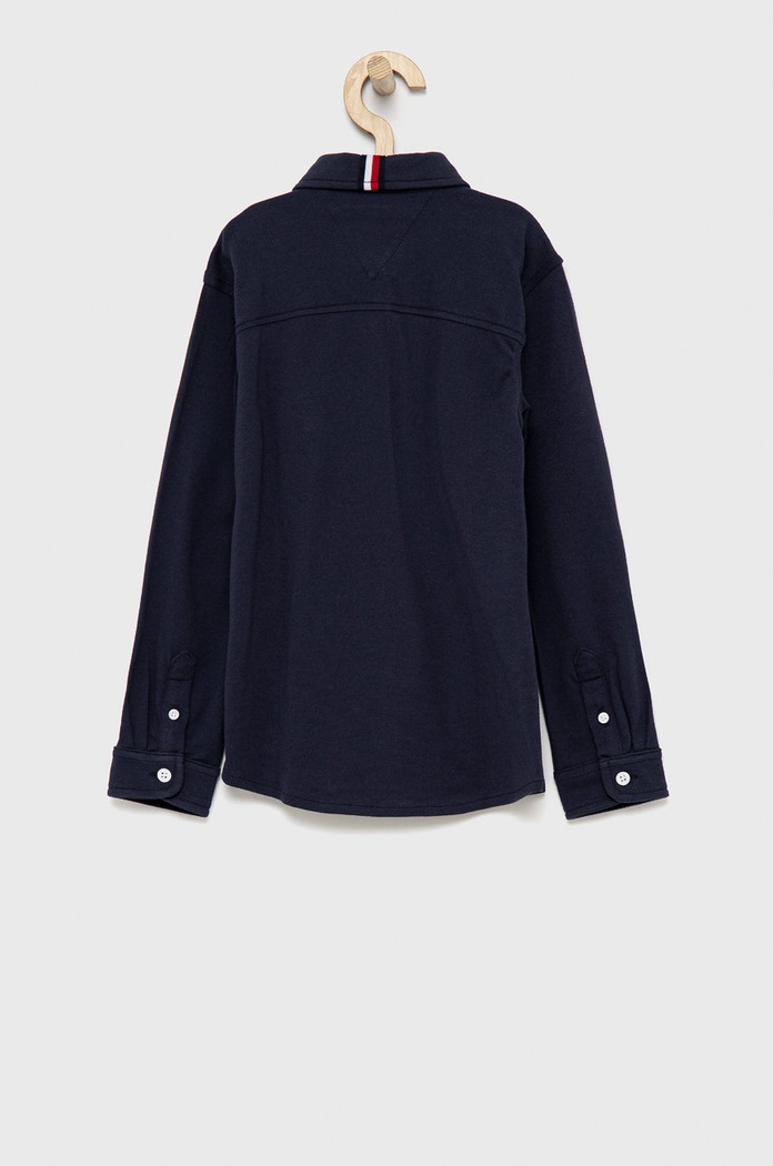 Tommy Hilfiger Koszula dziecięca KB0KB06934.4890 granatowy AW21