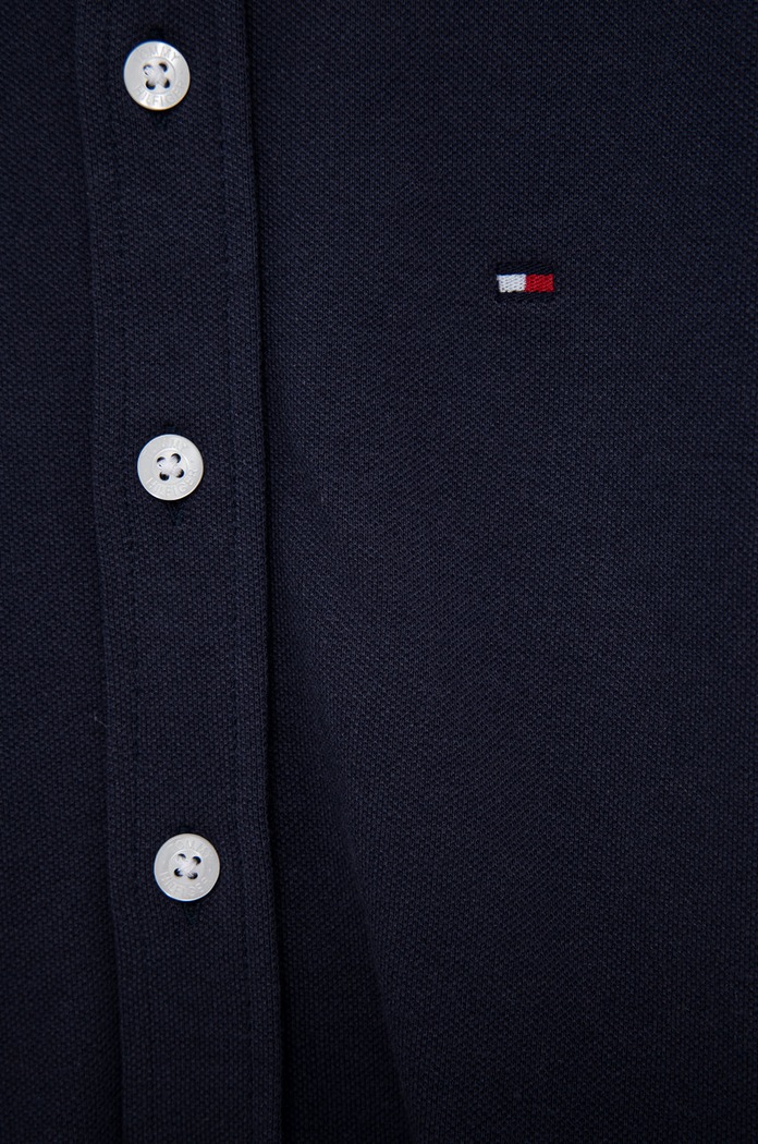 Chłopiec Tommy Hilfiger Koszula dziecięca KB0KB06934.4890 granatowy